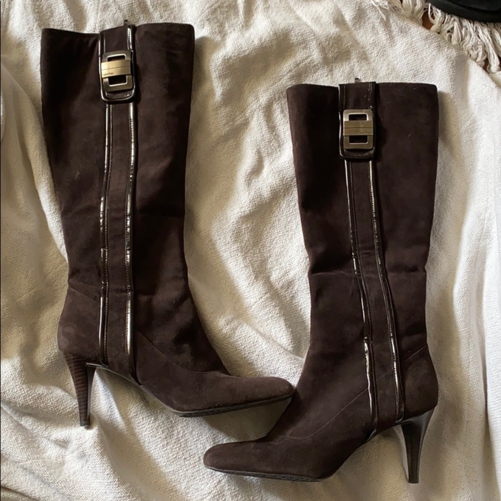 Calvin Klein suede boots, Size 8.5!